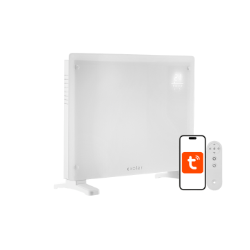 Evolar Convector Kachel - 1500 Watt - WiFi - Wit
