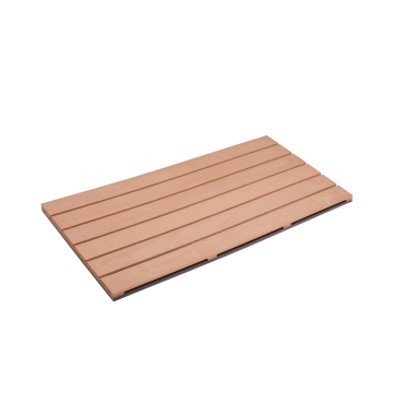 Evolar Bottom Panel voor Airco Omkasting Tropical Teak WPC Small - Tweedekans