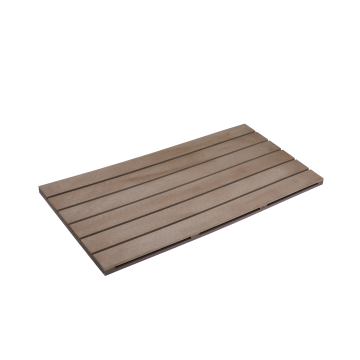 Evolar Bottom Panel voor Airco Omkasting Walnut Grey WPC Medium - Tweedekans
