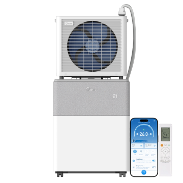 Midea PortaSplit Mobiele Split Airco - 12.000 BTU - Koelen & Verwarmen - Met Wifi