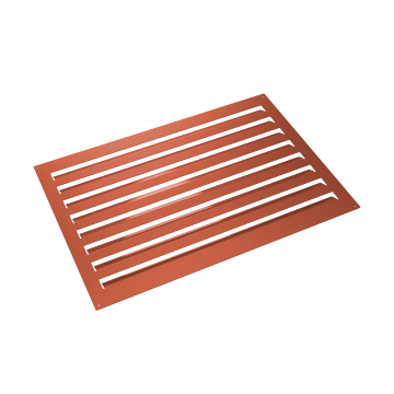 Evolar Achterplaat voor Airco Omkasting Steenrood Small - Tweedekans