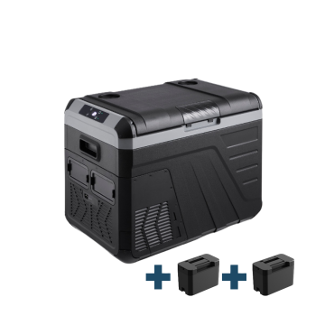 Evolar Elektrische Compressor Koelbox - 35L - 12V/230V - Inclusief 2 Accu's - Zwart - Tweedekans