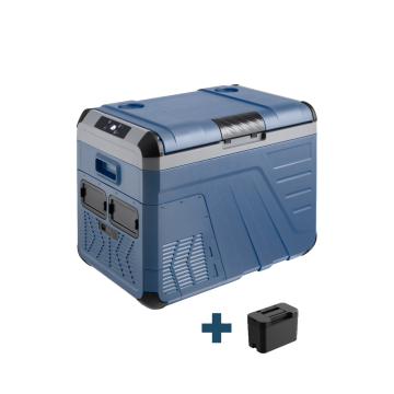 Evolar Elektrische Compressor Koelbox - 35L - 12V/230V - Inclusief Accu - Donker Blauw - Tweedekans