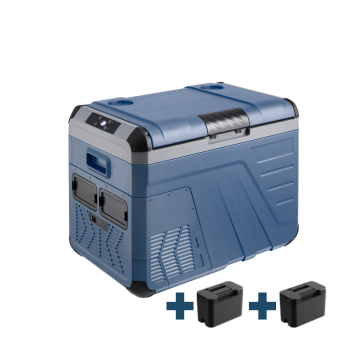 Evolar Elektrische Compressor Koelbox - 35L - 12V/230V - Inclusief 2 Accu's - Donker Blauw - Tweedekans