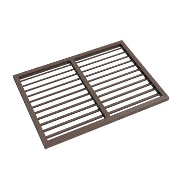 Evolar  WPC Achterplaat voor Airco Omkasting Walnut Grey Medium - Tweedekans