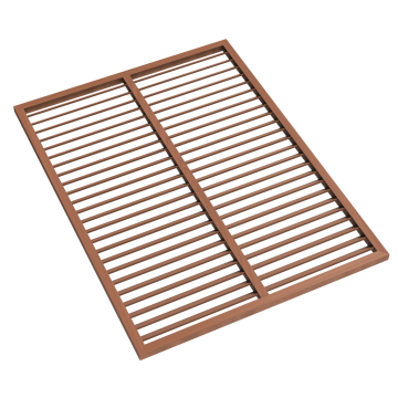 Evolar  Achterplaat voor Airco Omkasting Tropical Teak Tower - Tweedekans