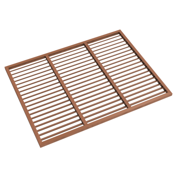 Evolar  Achterplaat voor Airco Omkasting Tropical Teak XL - Tweedekans