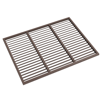 Evolar  Achterplaat voor Airco Omkasting Walnut Grey XL - Tweedekans