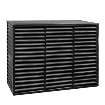 Evolar Airco Omkasting Zwart Wood XL