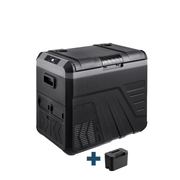 Evolar Elektrische Compressor Koelbox - 45L - 12V/230V - Inclusief Accu - Zwart - Tweedekans