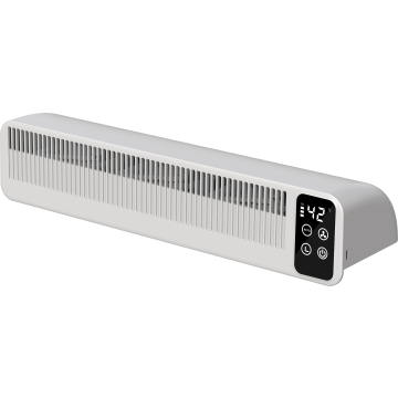 Evolar Oplaadbare Radiator Ventilator 3W -  Wit - 5200 mAh accu - met timer