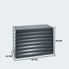 Evolar Airco Omkasting Donker Antraciet XS - Tweedekans