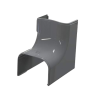Evolar Airco Binnen Bocht - Donker Antraciet - 75X56MM - 90°