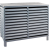 Evolar Airco Omkasting Antraciet Wood Medium