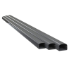 Evolar Airco Leidinggoot  Donker Antraciet - 75X56MM - Lengte 1,0 Meter