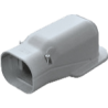 Evolar Airco Hoekaansluitstuk Grijs - 75 x 63 MM