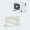 Evolar Warmtepomp Omkasting met Opstelvoetjes Wit XS