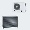 Evolar Warmtepomp Omkasting met Opstelvoetjes Donker Antraciet Small