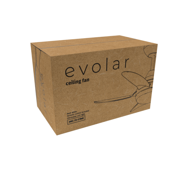 Evolar EVO-CF30MW Plafondventilator Mat Wit