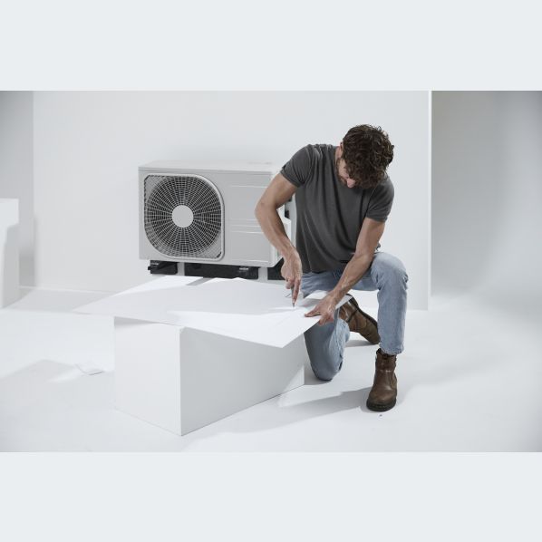 Evolar Warmtepomp Omkasting met Opstelvoetjes Wit Tower