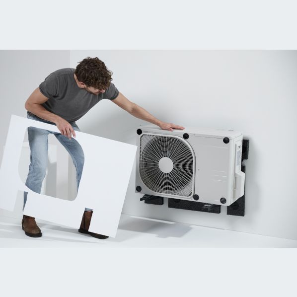 Evolar Warmtepomp Omkasting met Opstelvoetjes Wit Tower
