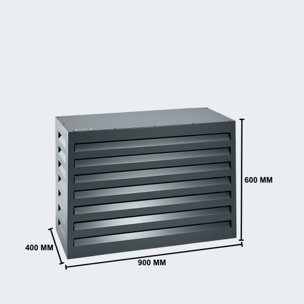 Evolar Airco Omkasting Donker Antraciet XS - Tweedekans