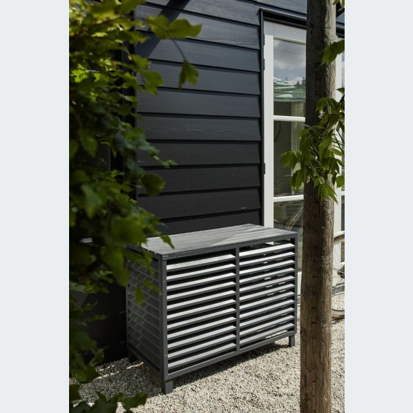 Evolar Airco Omkasting Antraciet Wood Medium
