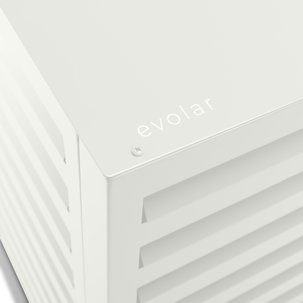 Evolar Warmtepomp Omkasting met Opstelvoetjes Wit Tower