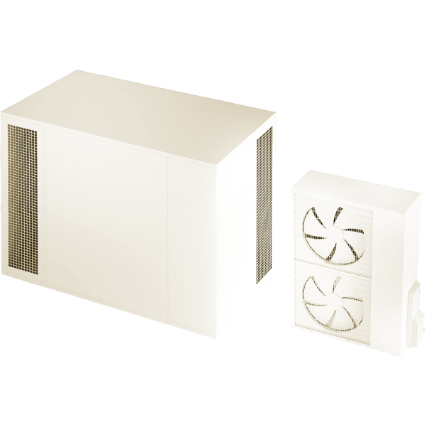 Evolar Geluidreducerende Warmtepomp omkasting Wit XL Silent-S -19dB - Tweedekans