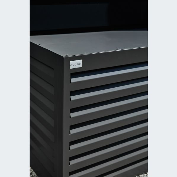Evolar Bottom Panel voor Airco Omkasting Donker Antraciet Medium