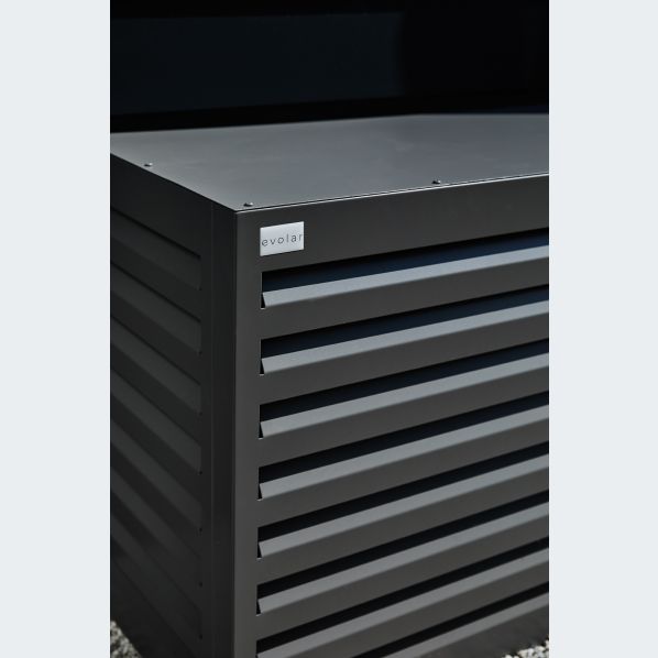 Evolar  Bottom Panel voor Airco Omkasting Donker Antraciet Large - Tweedekans