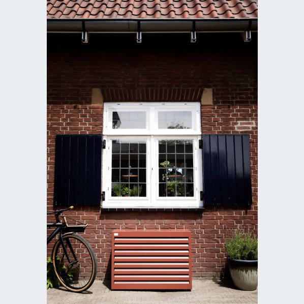 Evolar Achterplaat voor Airco Omkasting Steenrood XS