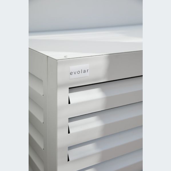 Evolar  Achterplaat voor Airco Omkasting Wit Large - Tweedekans