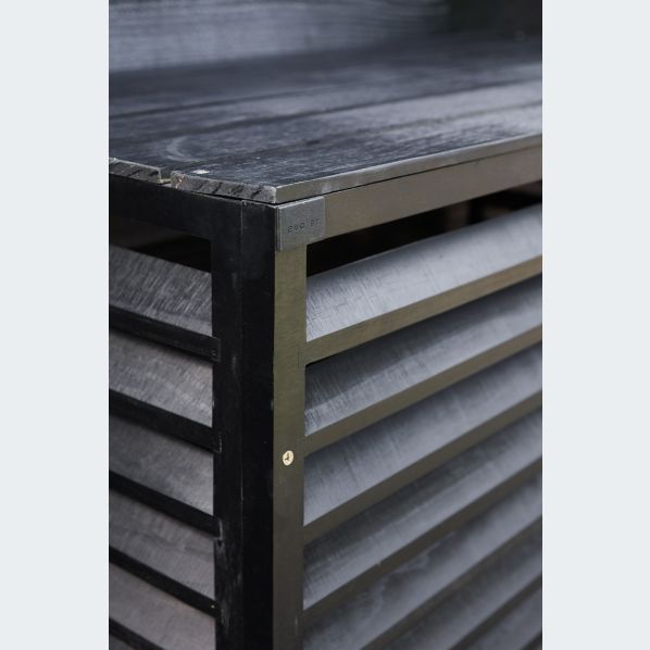 Evolar Airco Omkasting Zwart Wood XL