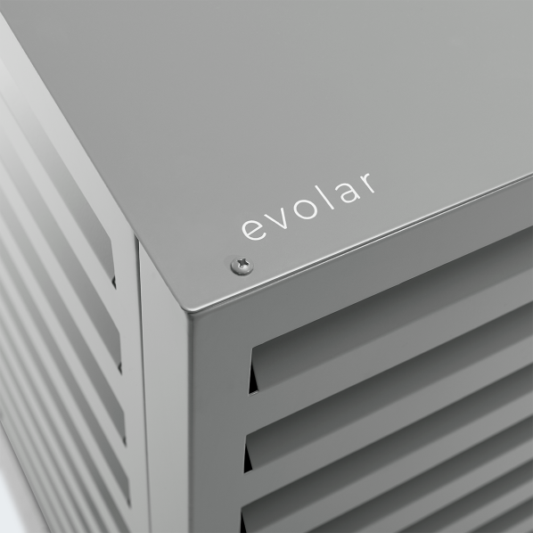 Evolar Achterplaat voor Airco Omkasting Licht Antraciet Small