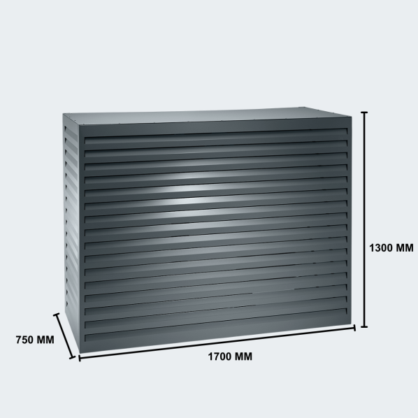 Evolar Airco Omkasting Donker Antraciet XL