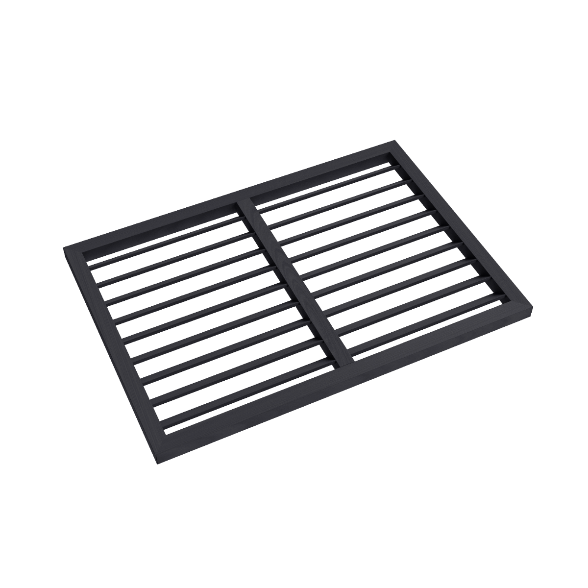 Evolar WPC Achterplaat voor Airco Omkasting Charcoal Grey Small - Tweedekans