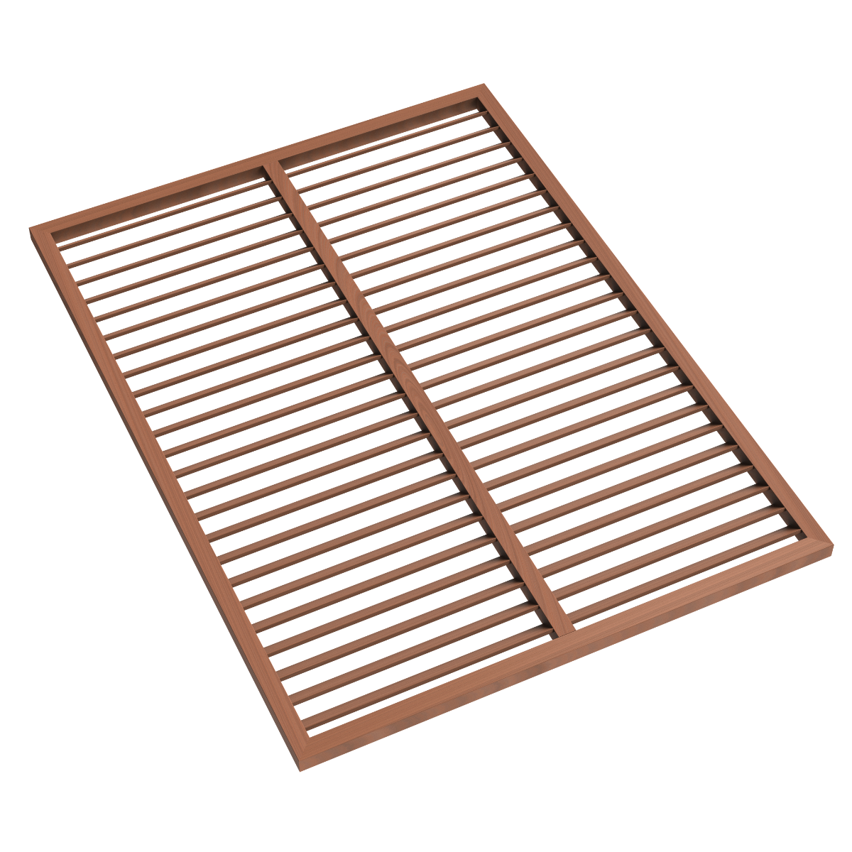 Evolar Achterplaat voor Airco Omkasting Tropical Teak Tower - Tweedekans