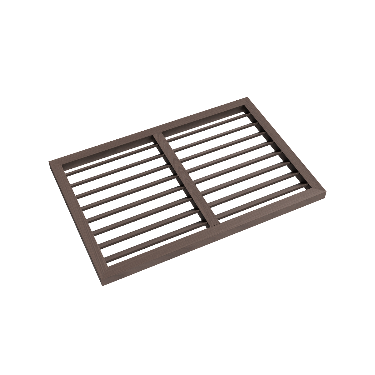 Evolar Achterplaat voor Airco Omkasting Walnut Grey XS - Tweedekans