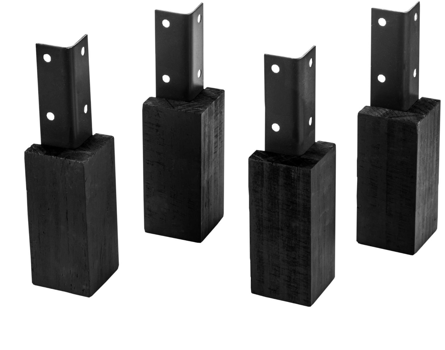 Evolar Opstelvoetjes Airco Omkasting Zwart Wood - Tweedekans