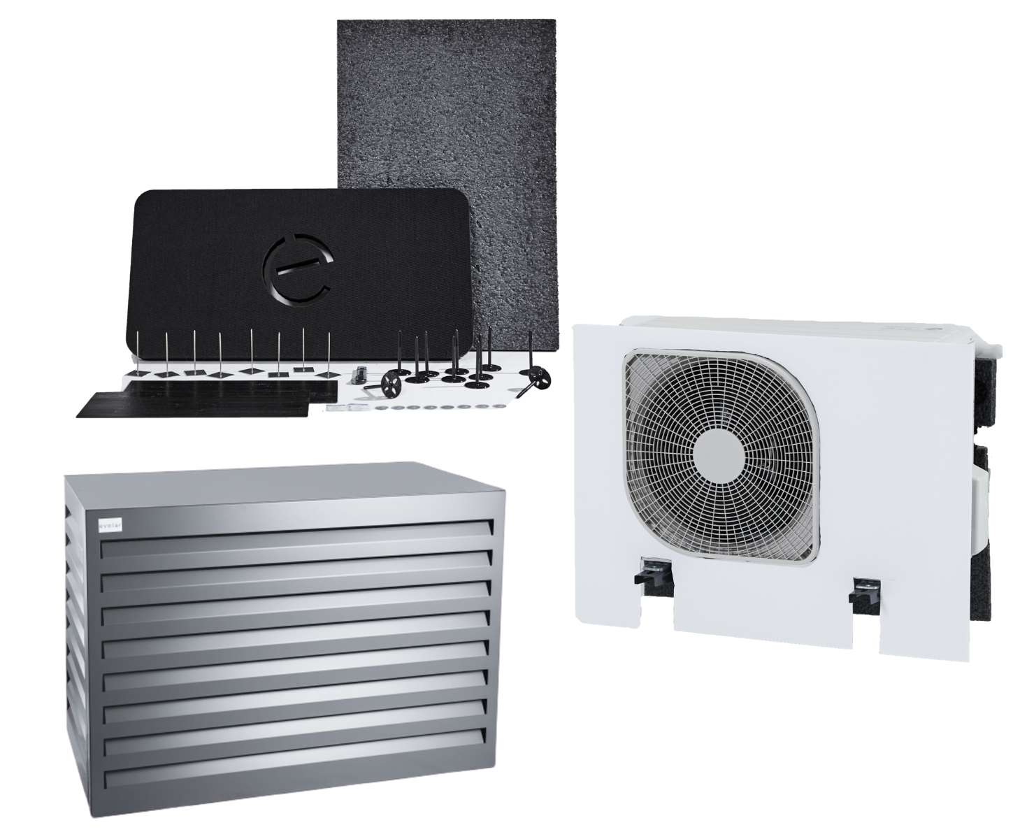 Evolar Geluidsreducerende warmtepomp en airco omkasting - XS - Tweedekans