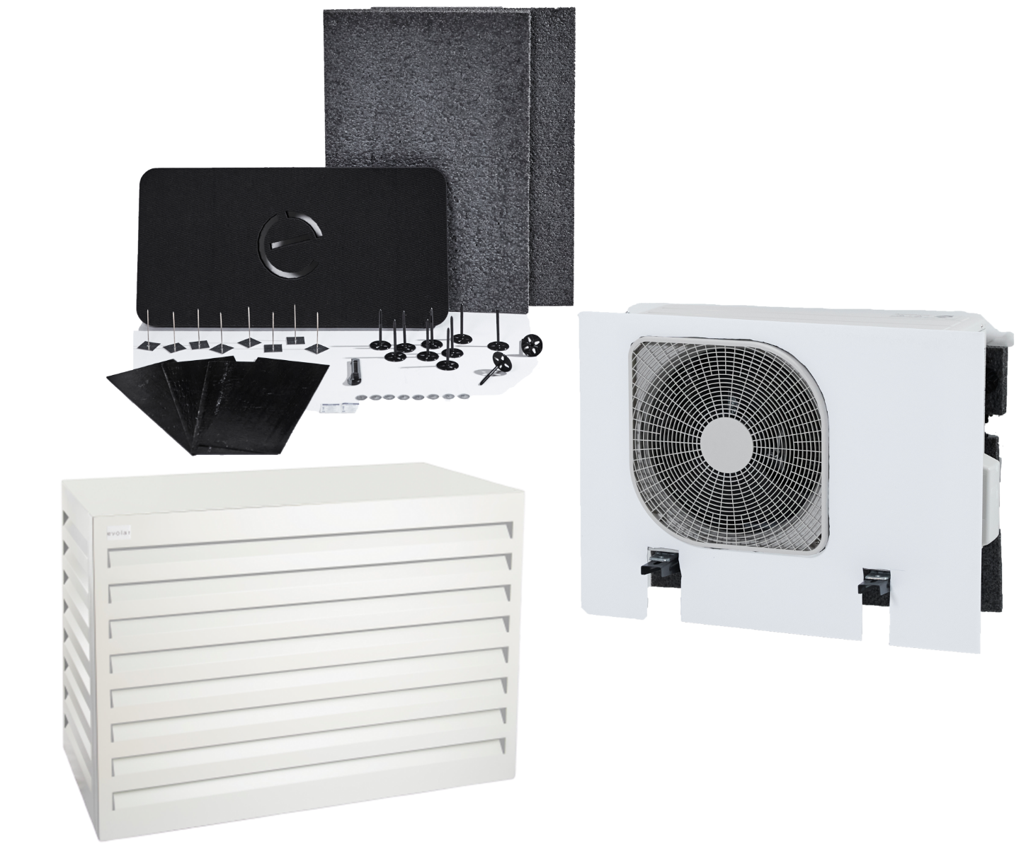 Evolar Geluidsreducerende warmtepomp en airco omkasting - XL - Tweedekans