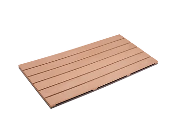  Evolar Bottom Panel voor Airco Omkasting Tropical Teak WPC Large