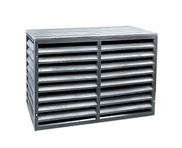 Evolar Airco Omkasting Antraciet Wood Small