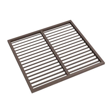 Evolar WPC Achterplaat voor Airco Omkasting Walnut Grey Large