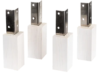 Evolar Opstelvoetjes Airco Omkasting Wit Wood