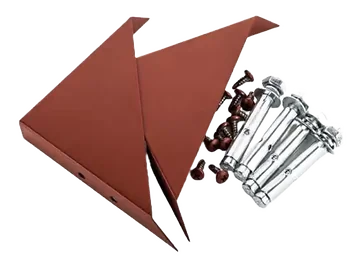 Evolar Evo-cover Bevestigingsset Steenrood
