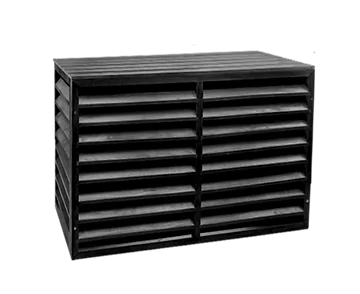 Evolar Airco Omkasting Zwart Wood Small
