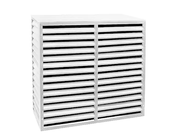Evolar Airco Omkasting Wit Wood Large