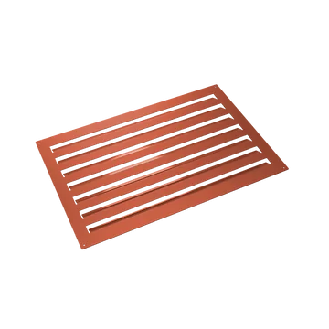 Evolar Achterplaat voor Airco Omkasting Steenrood XS